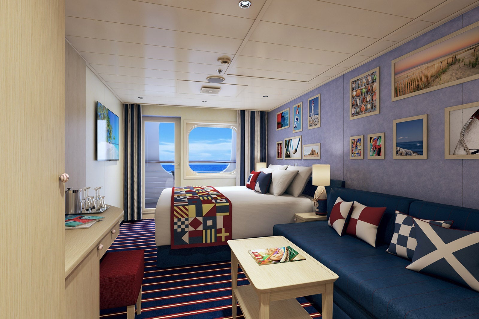 Family Harbor Cove Balcony Stateroom