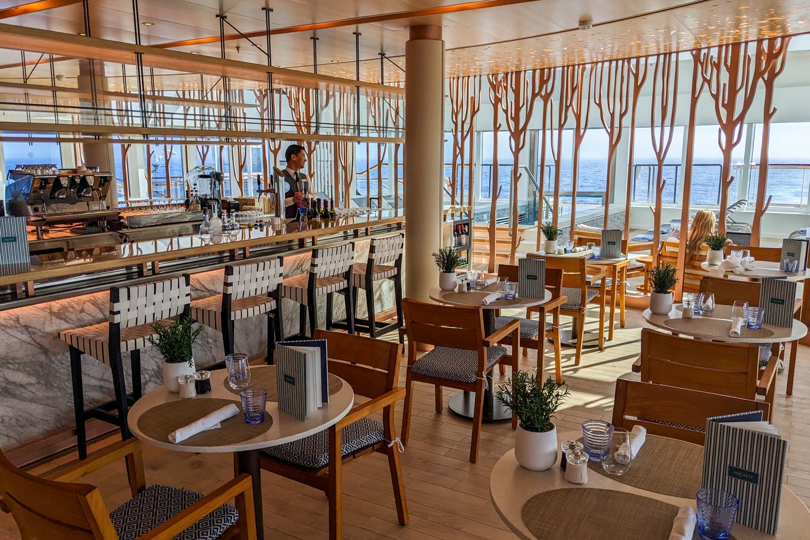 Aquavit Bar on Viking Polaris.