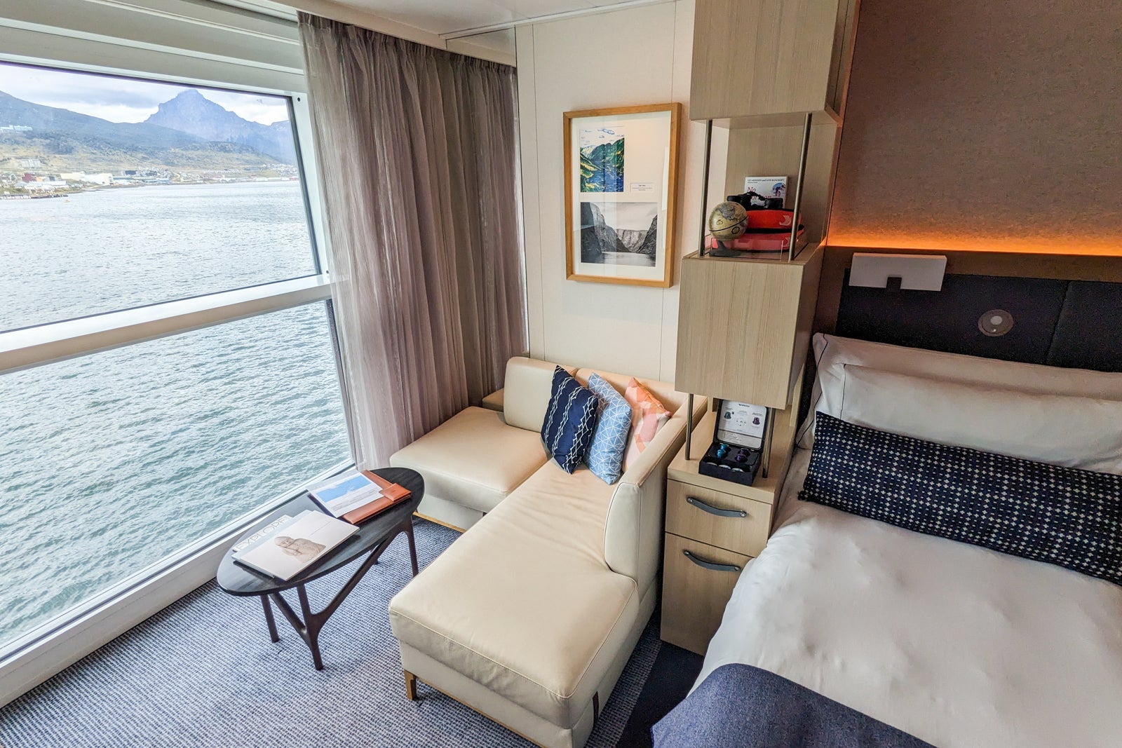 Deluxe Balcony Cabin on Viking Polaris.