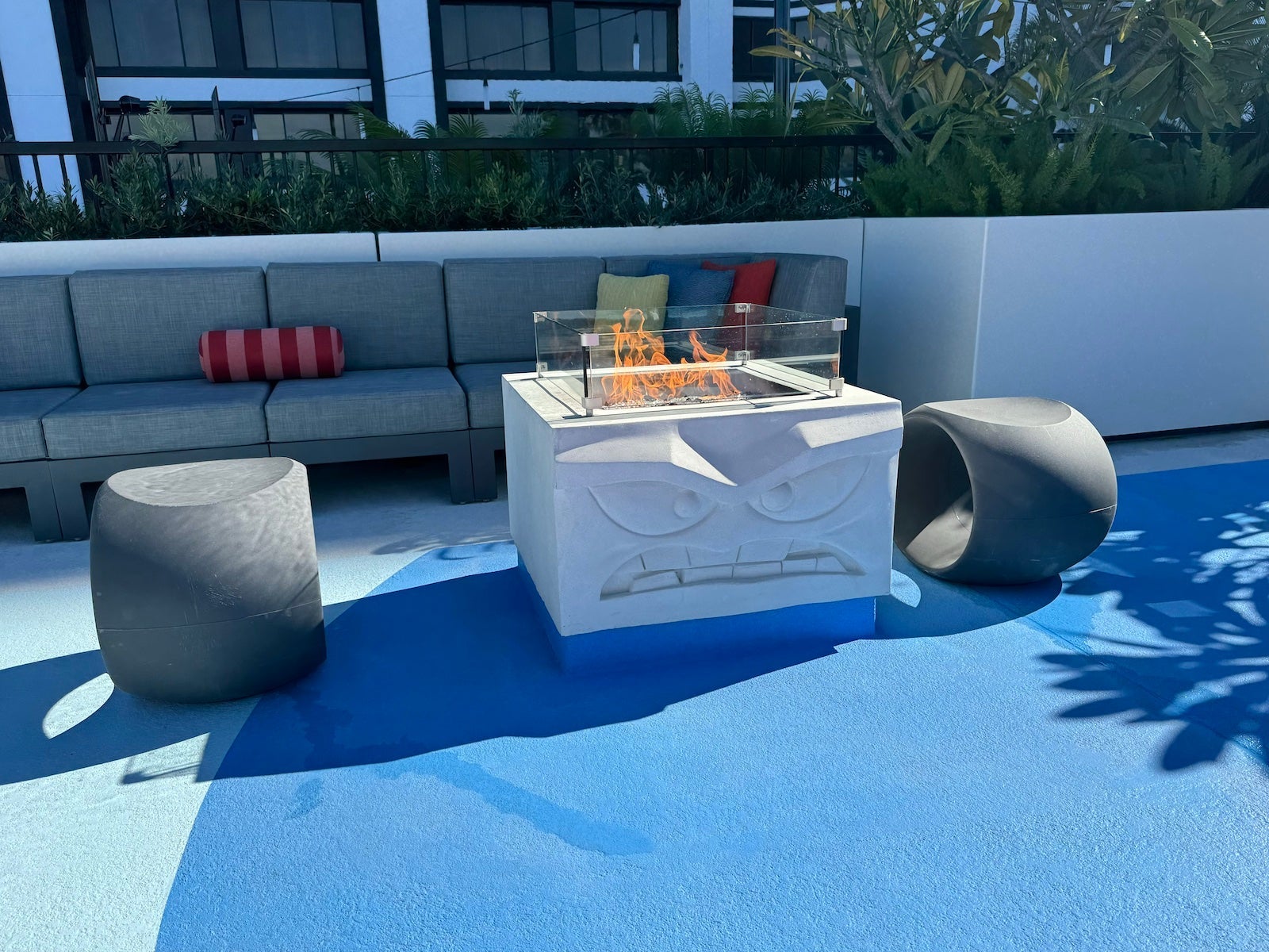 Pixar Place Hotel fire pit