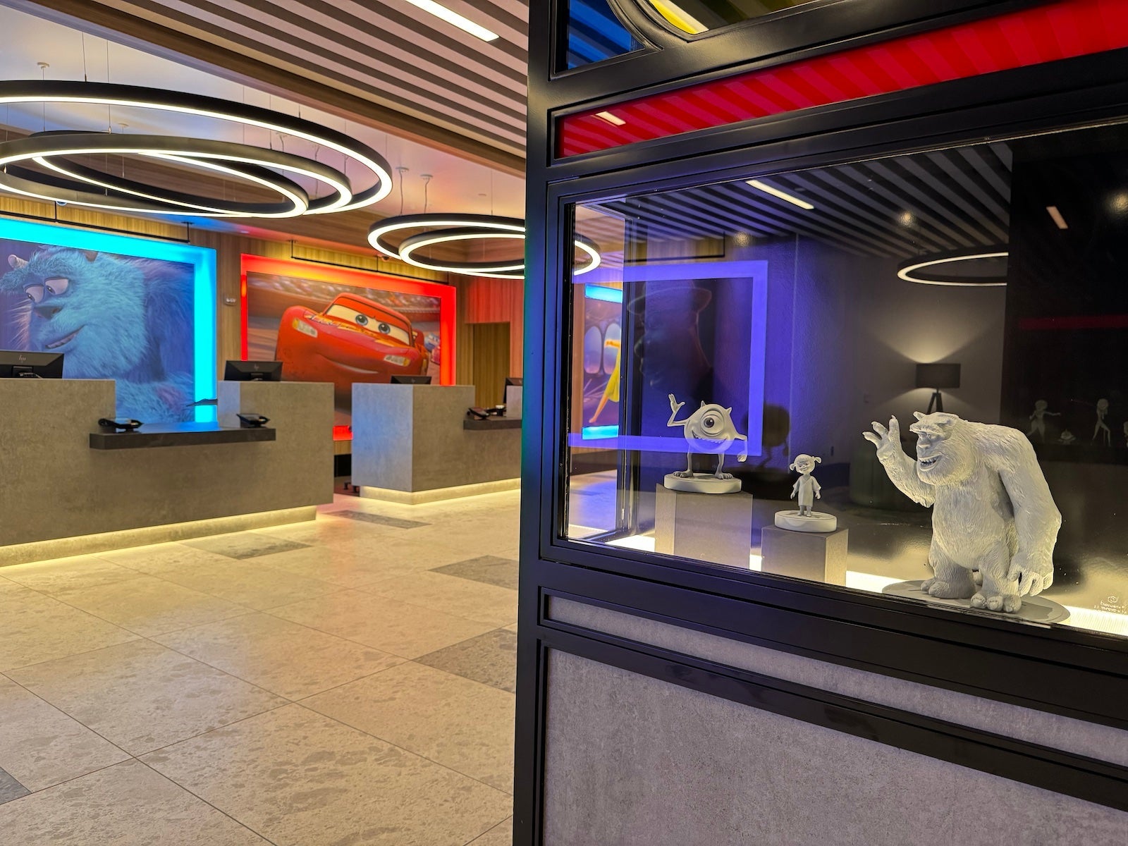 Pixar Place Hotel lobby