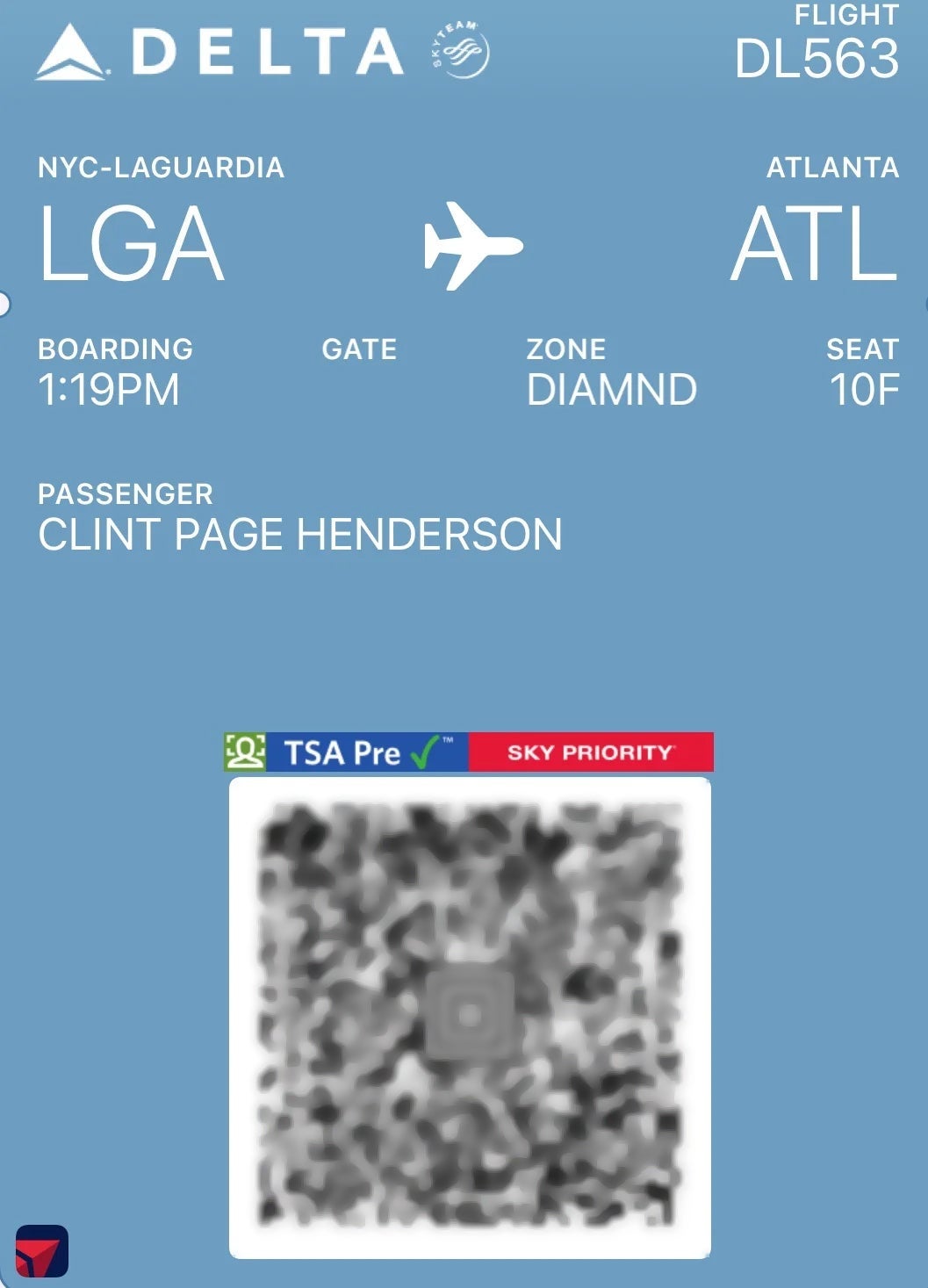 boarding pass