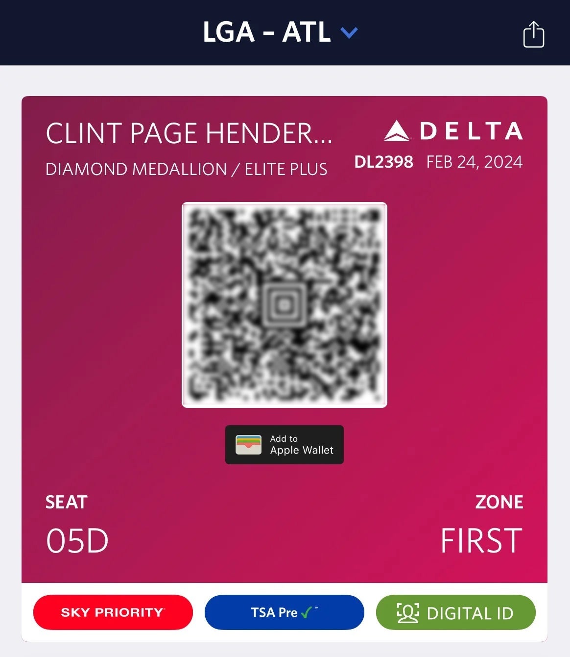 boarding pass