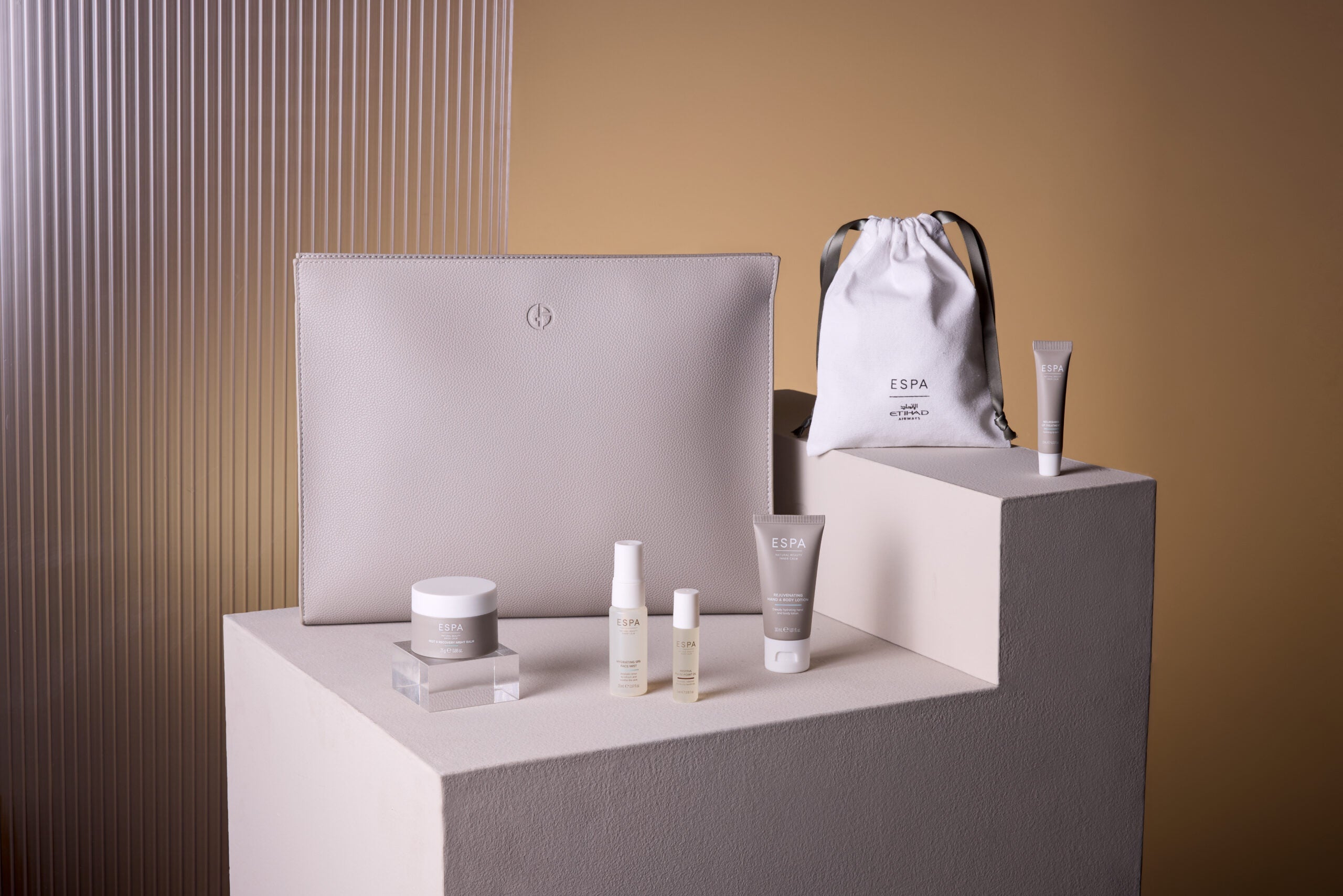 Etihad Airways Giorgio Armani first class amenity kit