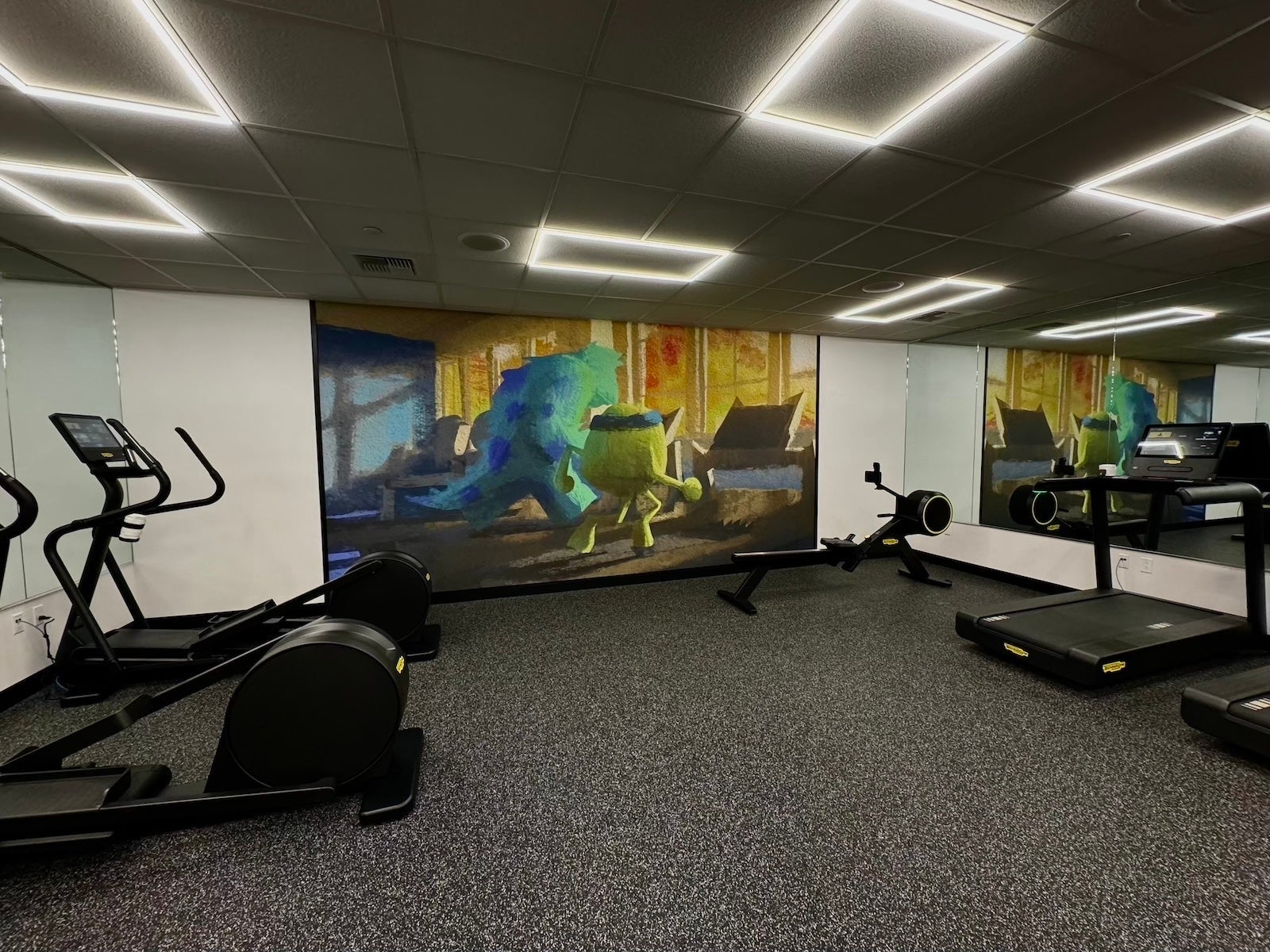 Pixar Place Hotel fitness center