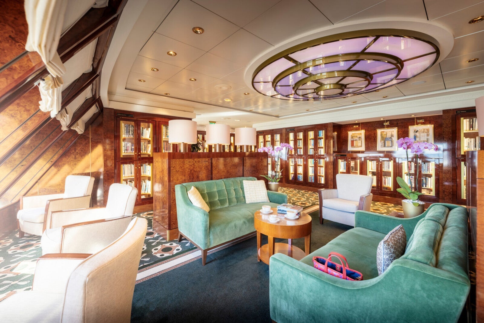 Library on cruise ship