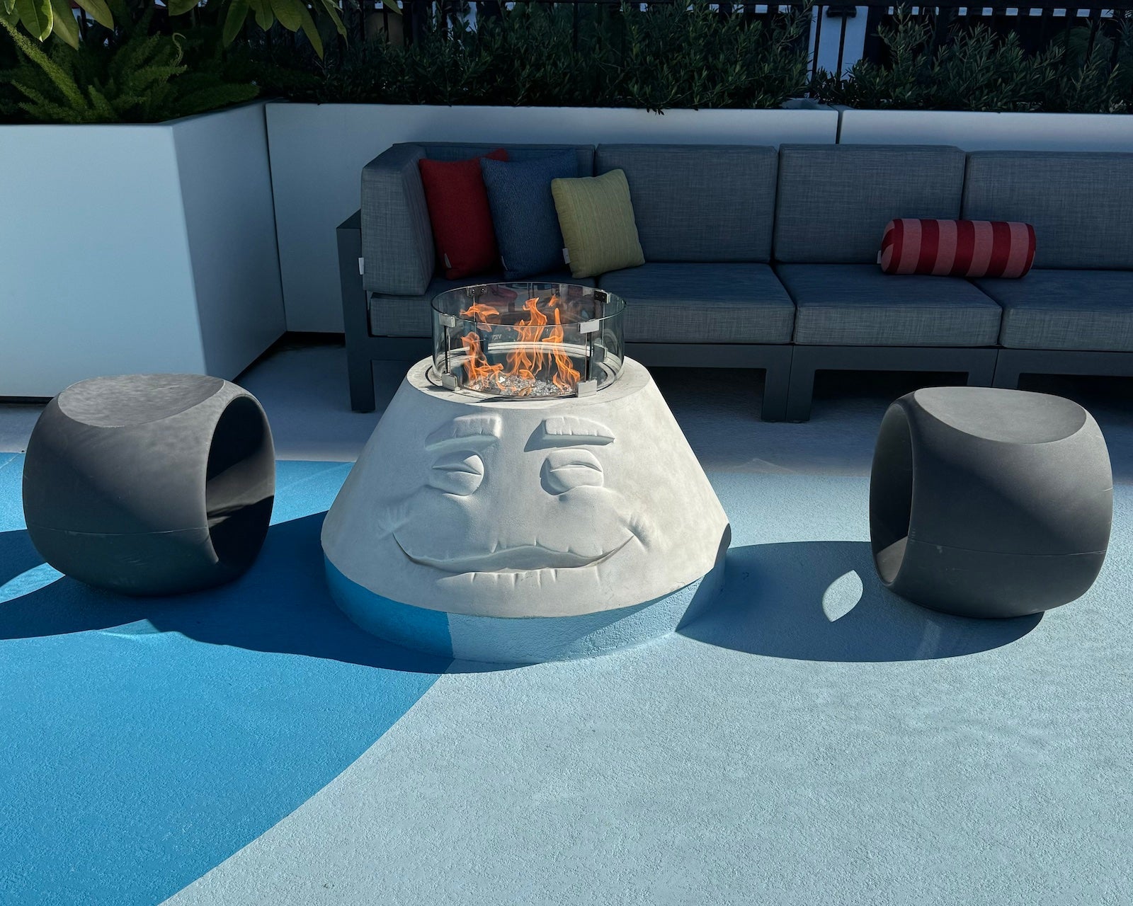 Pixar Place Hotel fire pit