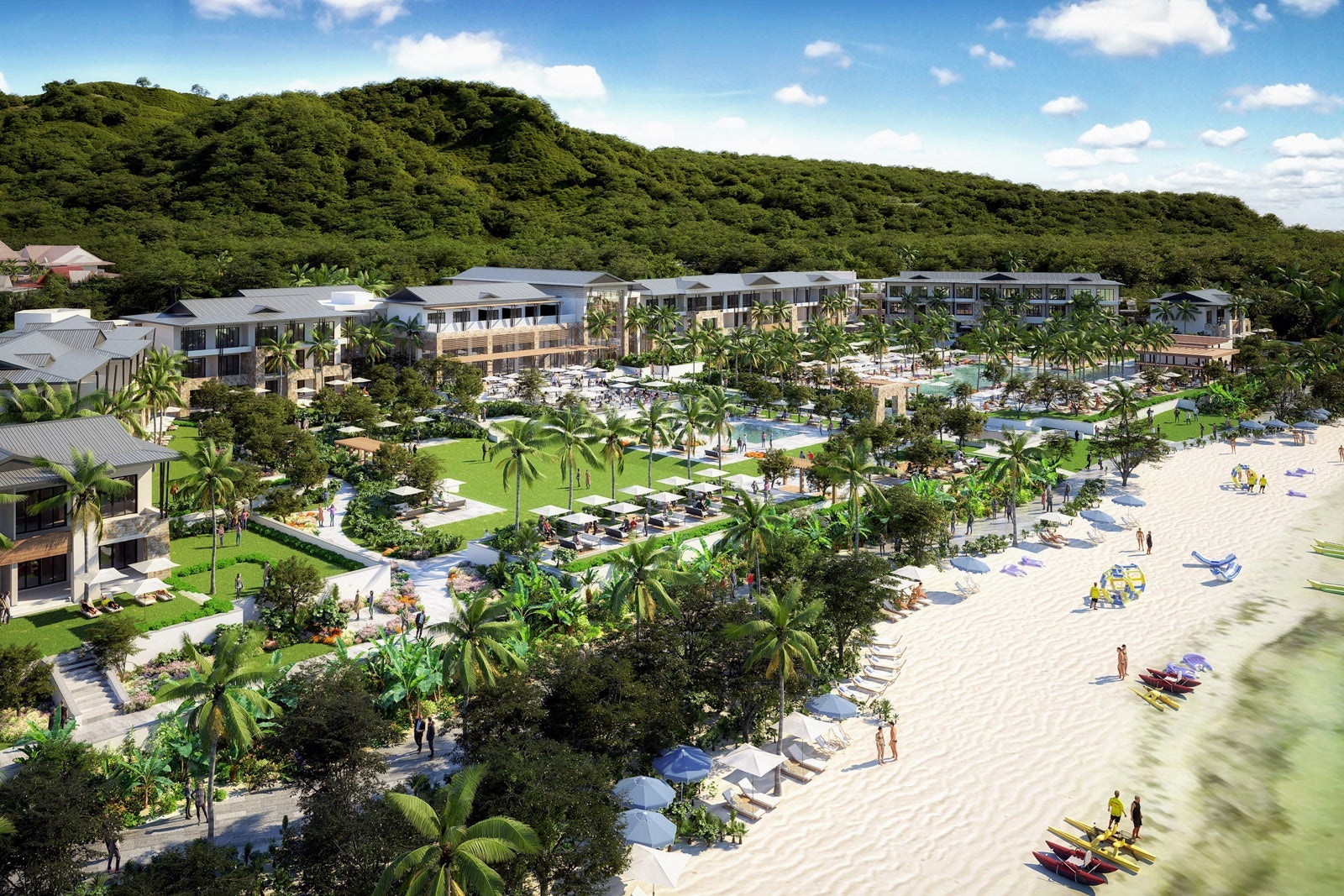 beachfront hotel