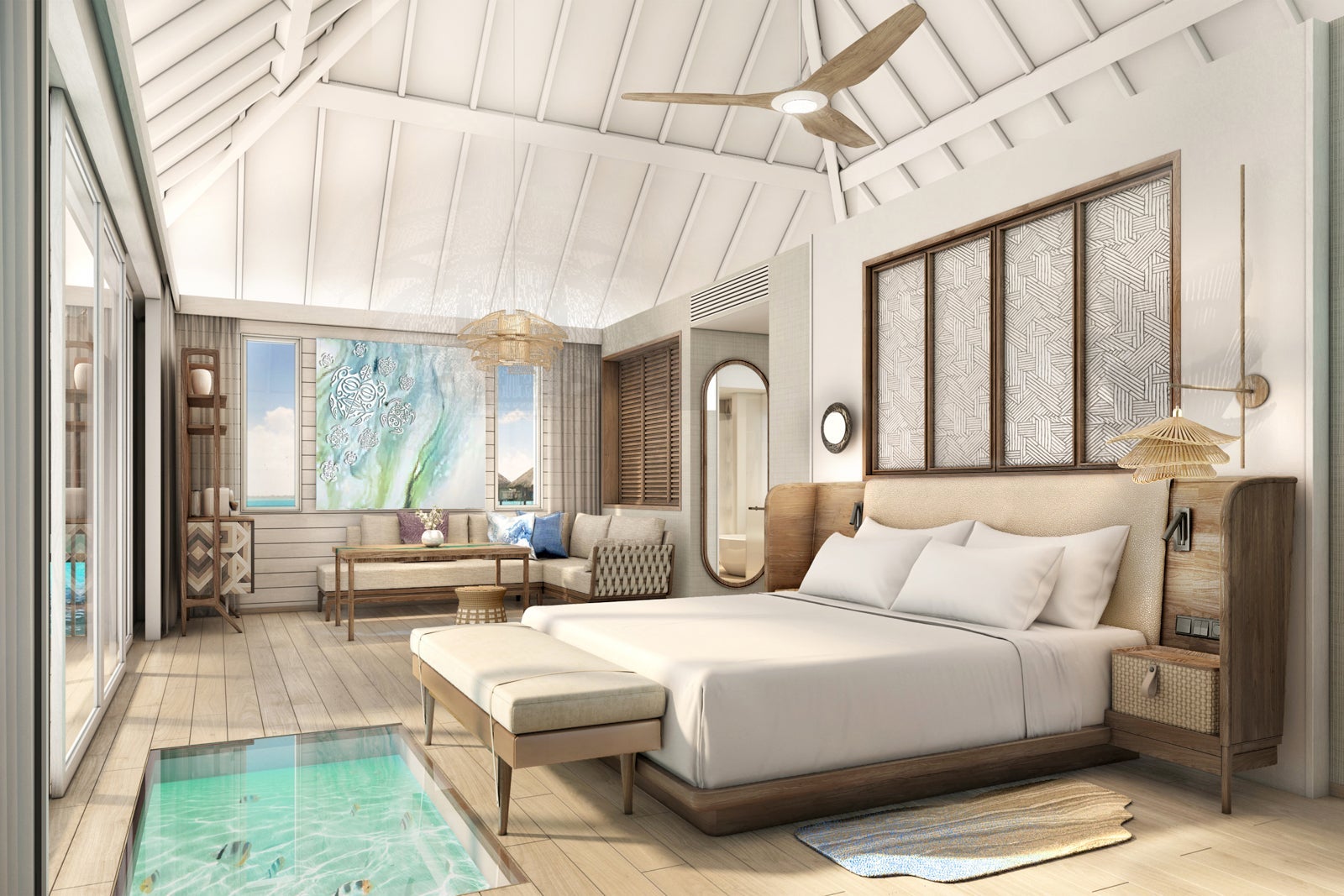 Westin Bora Bora bedroom