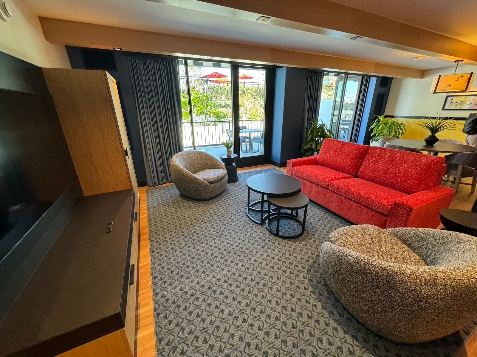 Pixar Place Hotel suite living room