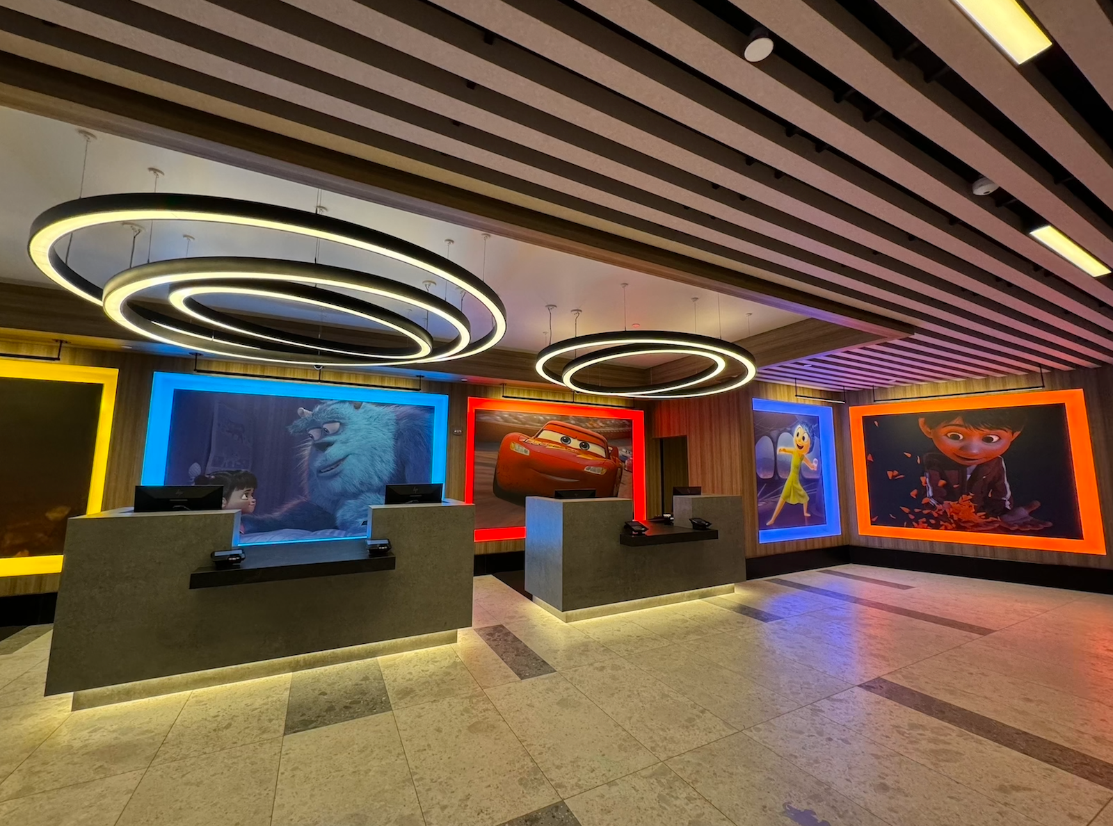 Pixar Place Hotel lobby