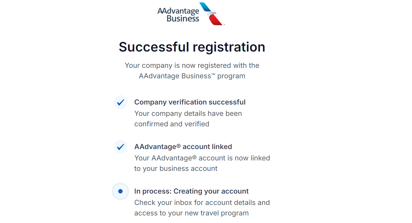 AAdvantage Business success