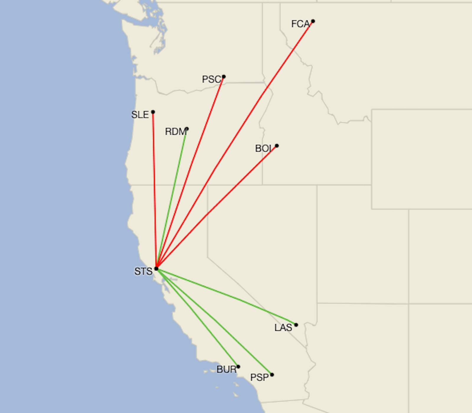 cirium flight map