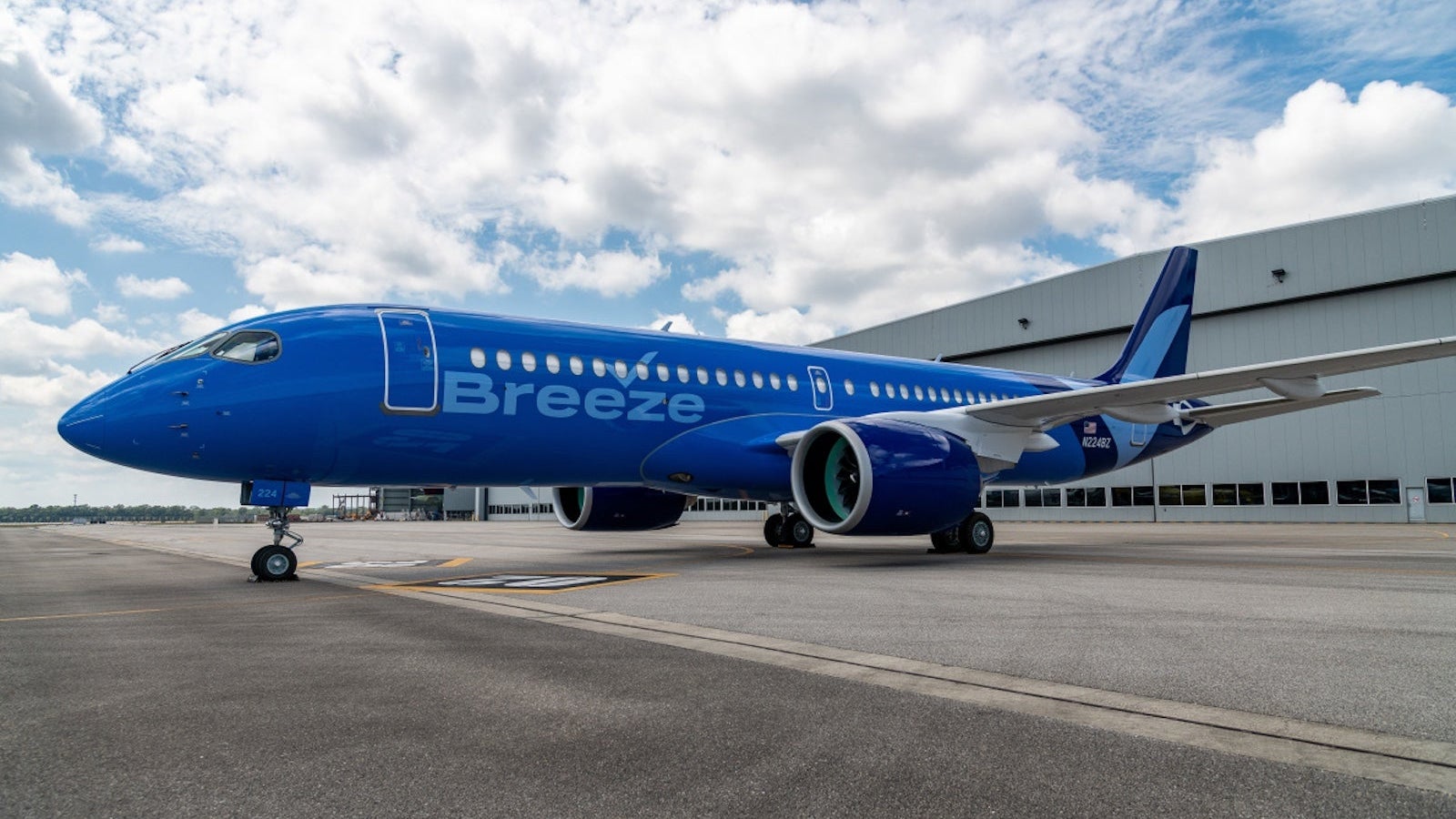 AIRBUS 50th A220 AC Assembled in Mobile - Breeze