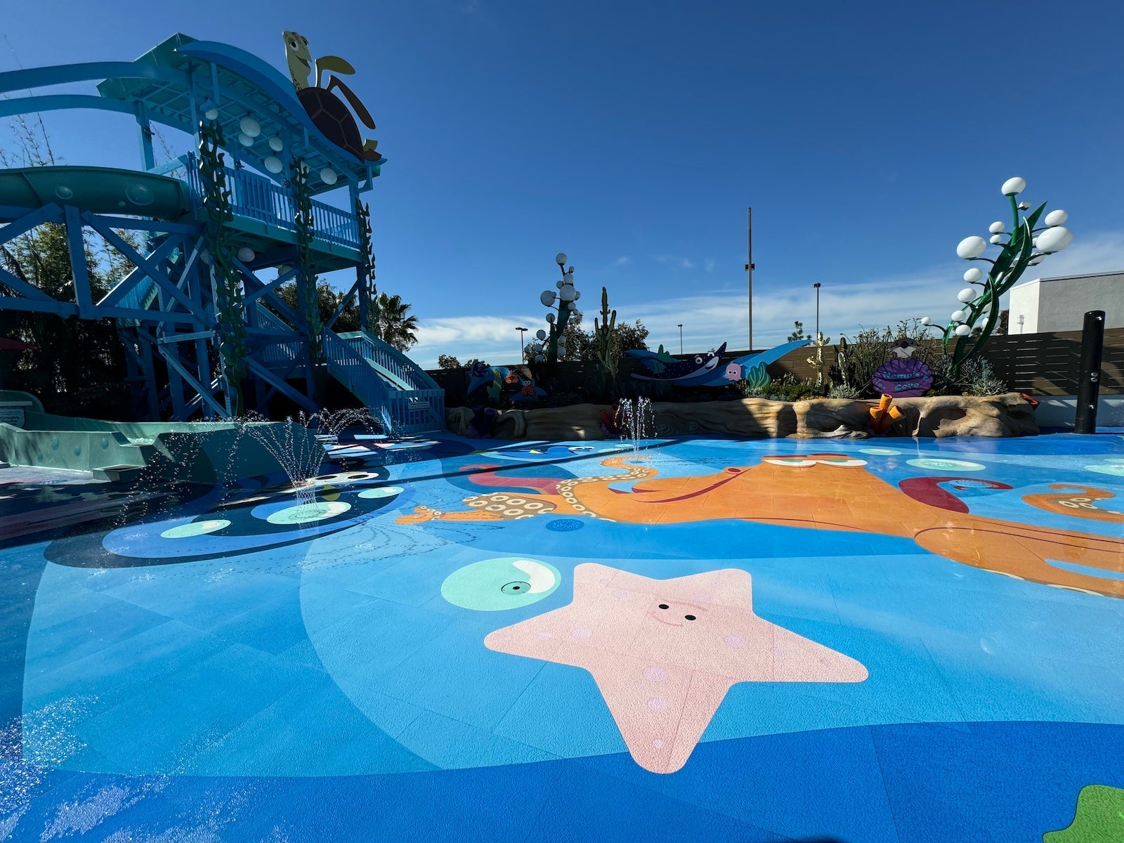 Pixar Place Hotel splash pad