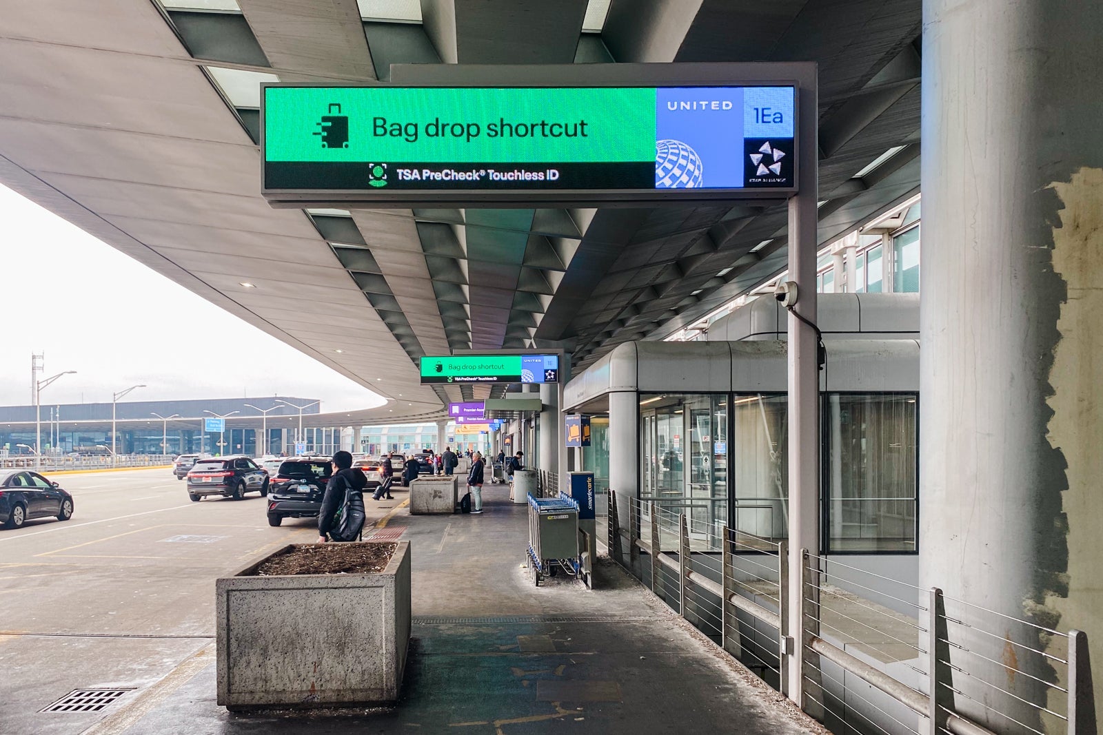 bag drop area