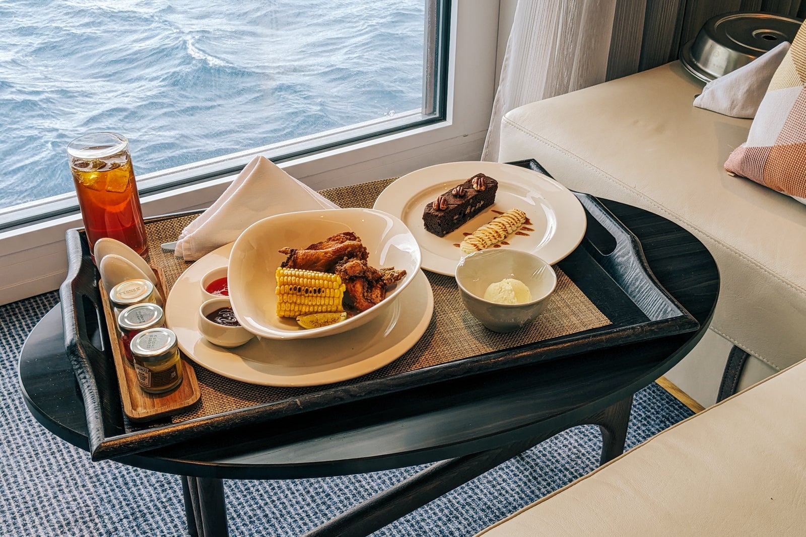 Room service on Viking Polaris.