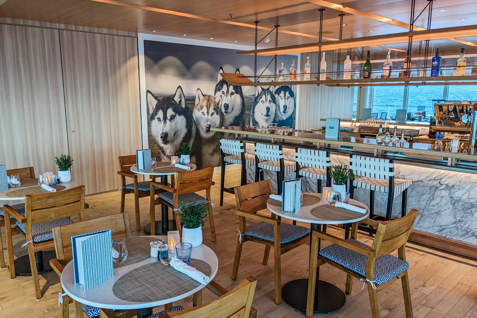 Aquavit Bar on Viking Polaris.
