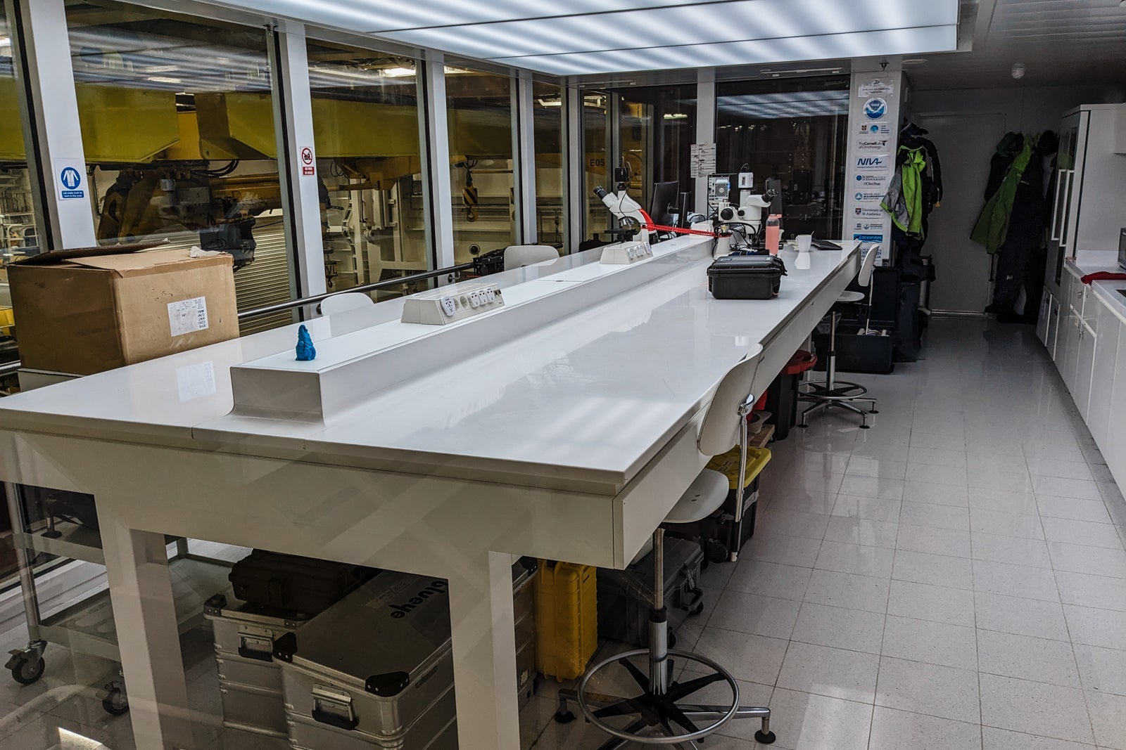 Science lab on Viking Polaris.