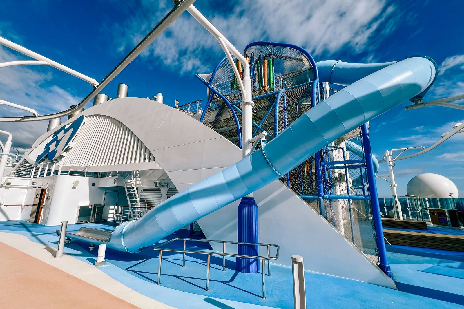 The Park19 play complex on Sun Princess