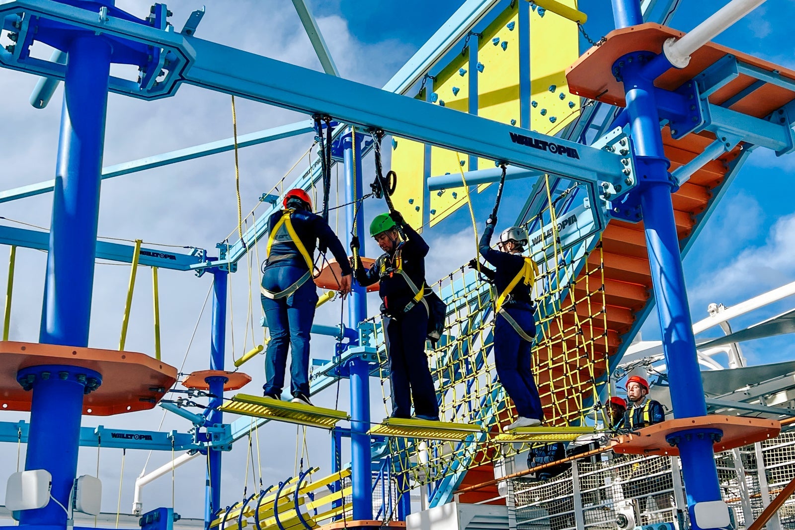 The Park19 play complex on Sun Princess