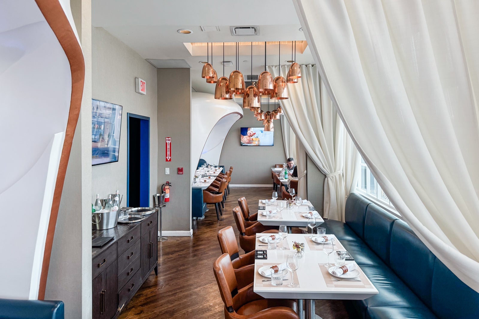 Classified, United Invite only restaurant at Newark Airport