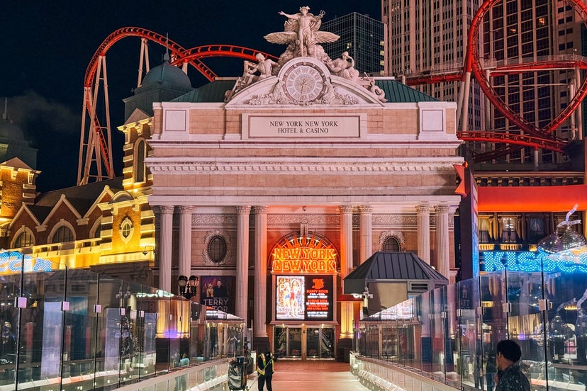 New York-New York Hotel & Casino at night