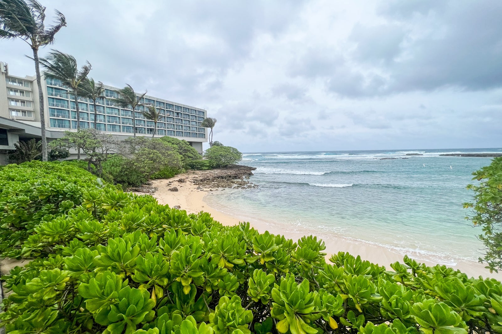 The shoreline of the Ritz-Carlton, Turtle Bay