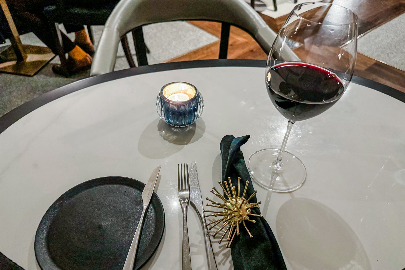 Petit Caro red wine at the Coburg in Dublin, Ireland