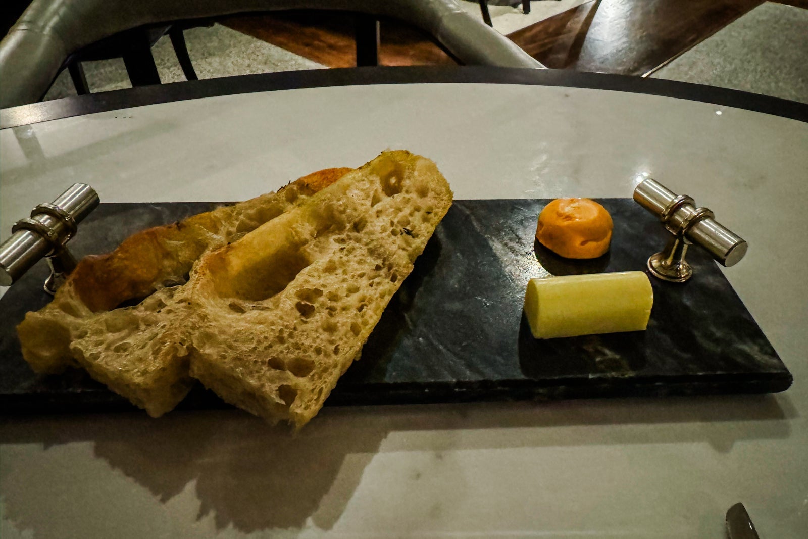 Focaccia at the Coburg in Dublin, Ireland