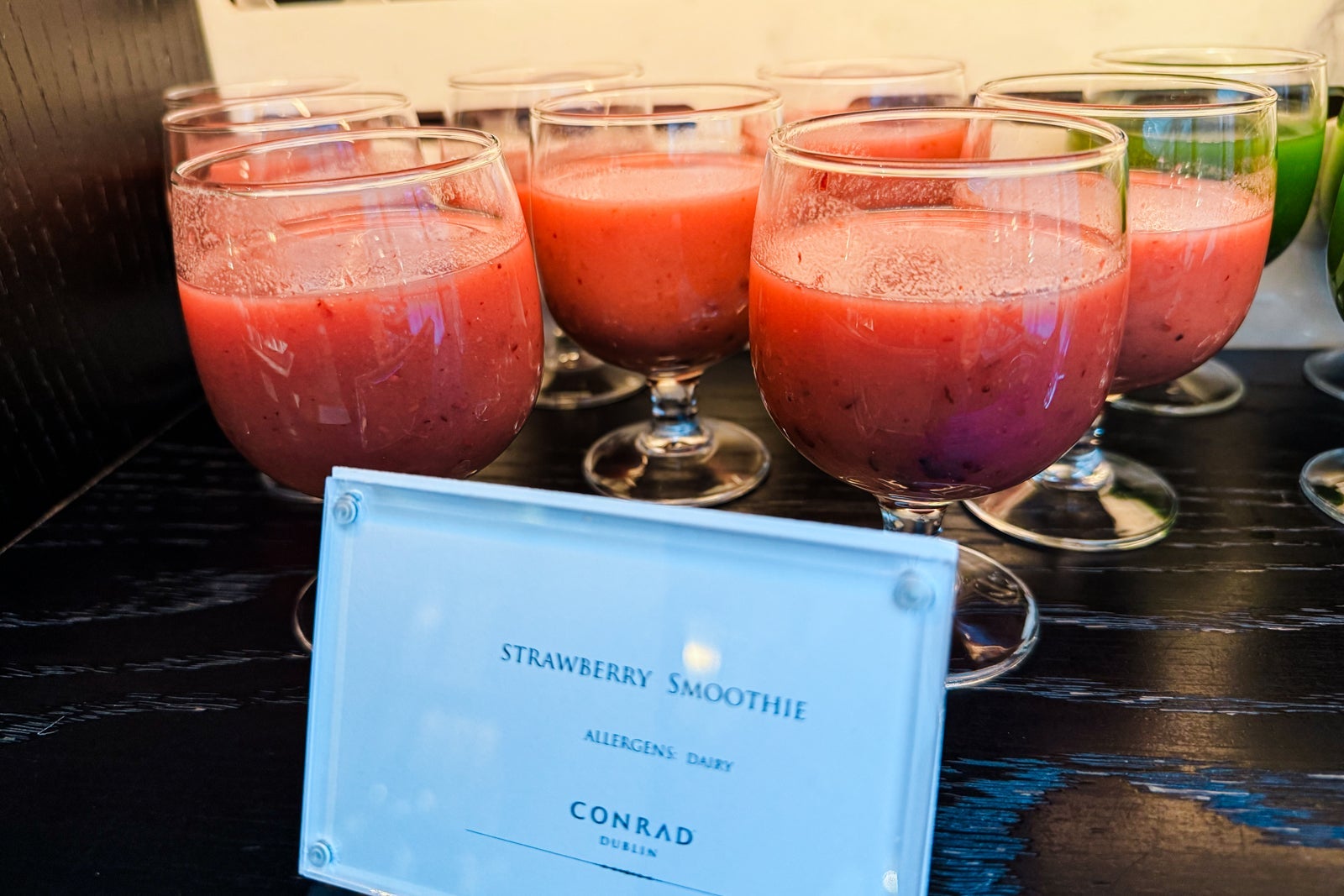Breakfast buffet at the Conrad Dublin