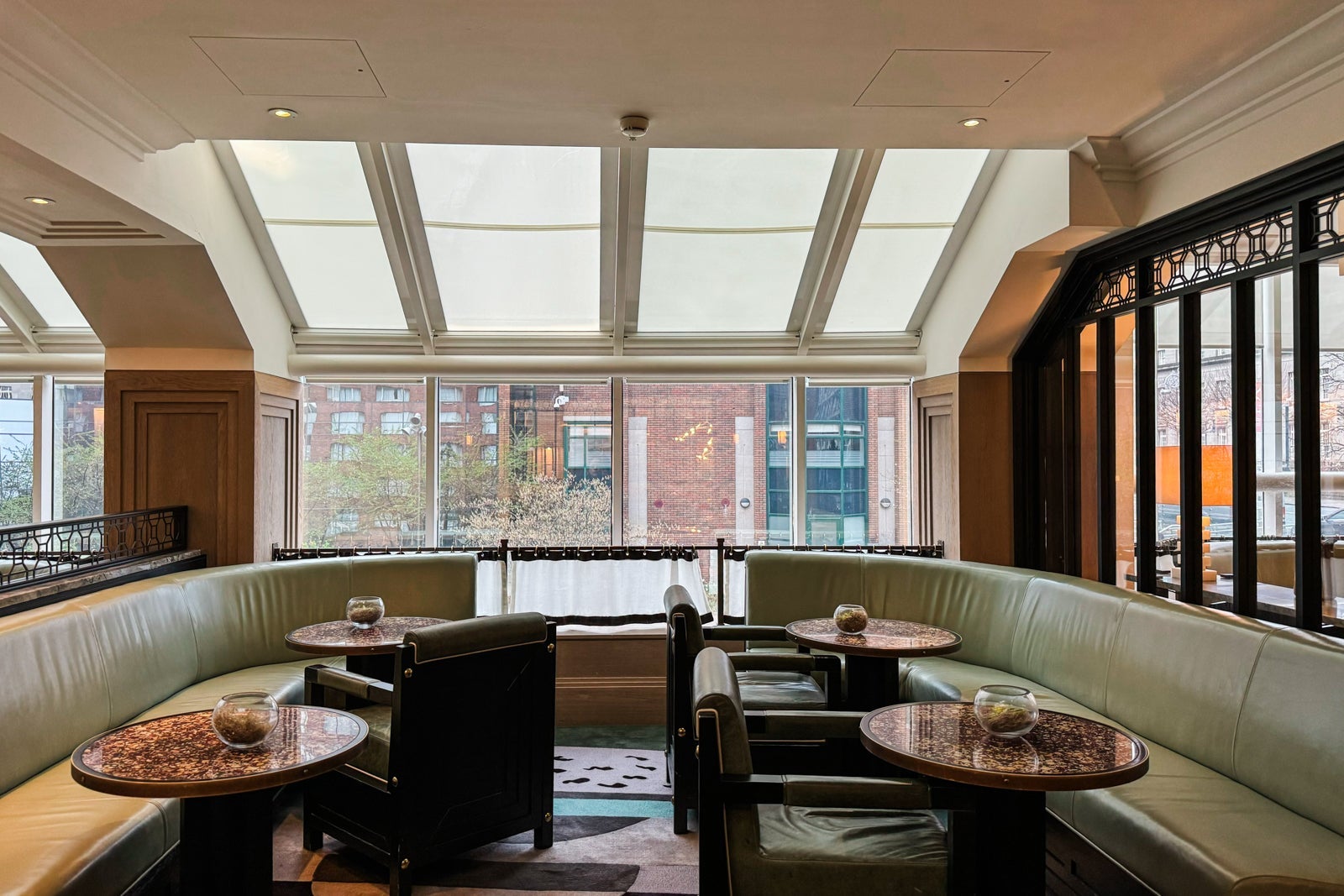 Sunroom area at Lemeul's at the Conrad Dublin