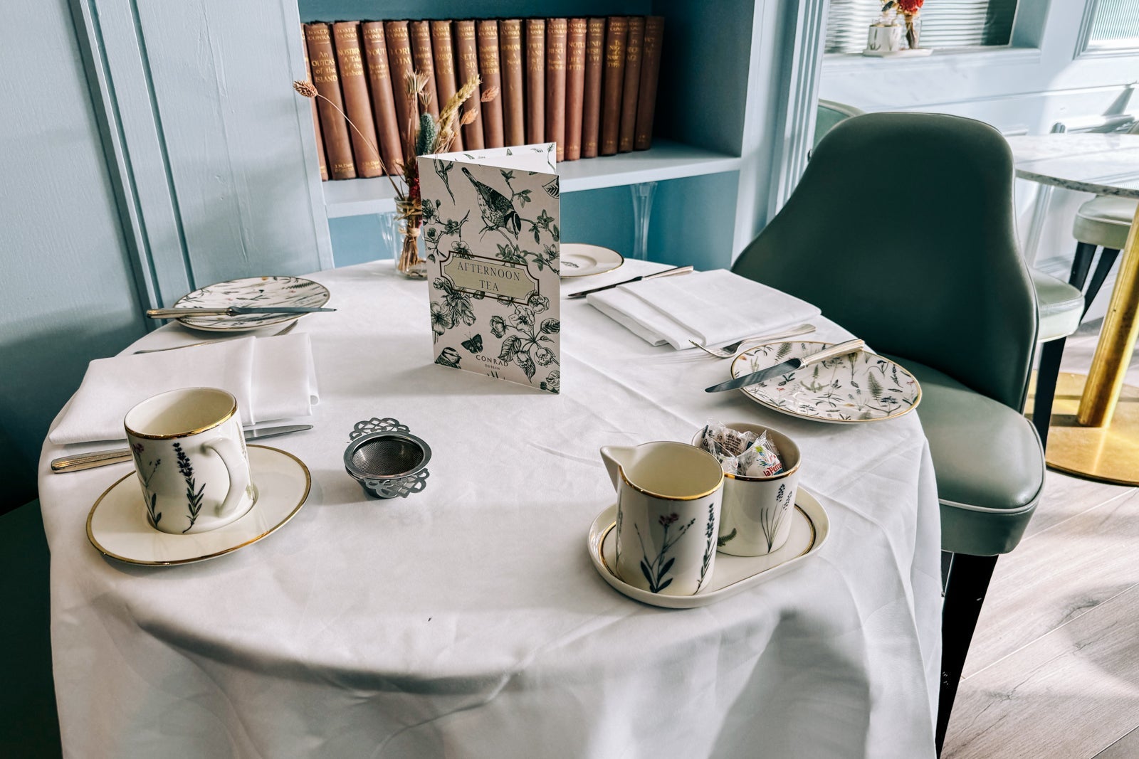 Afternoon tea at the Conrad Dublin