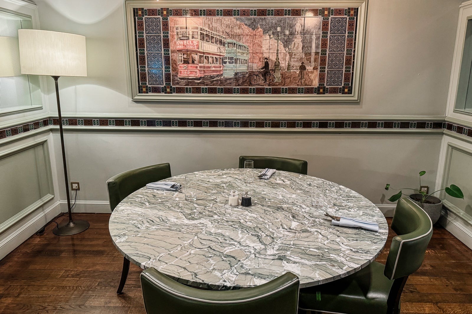 Seating area at The Terrace Kitchen & Social House at the Conrad Dublin