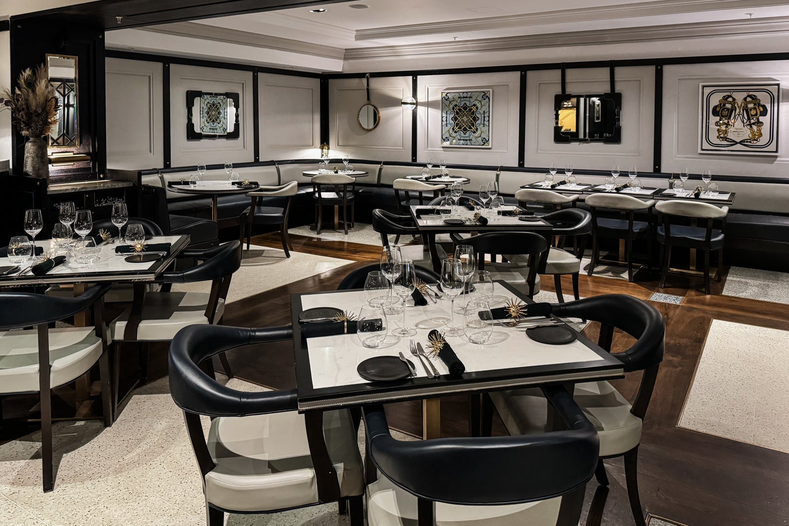 Dining room at The Coburg in Dublin, Ireland