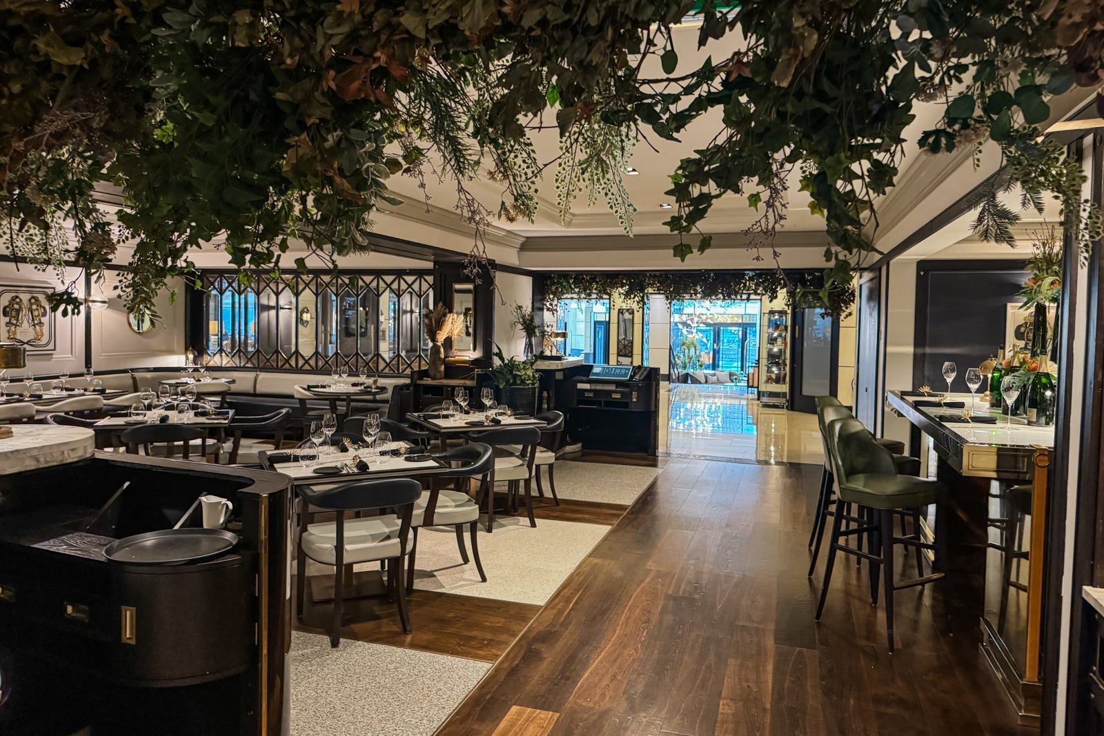 Dining room at The Coburg in Dublin, Ireland