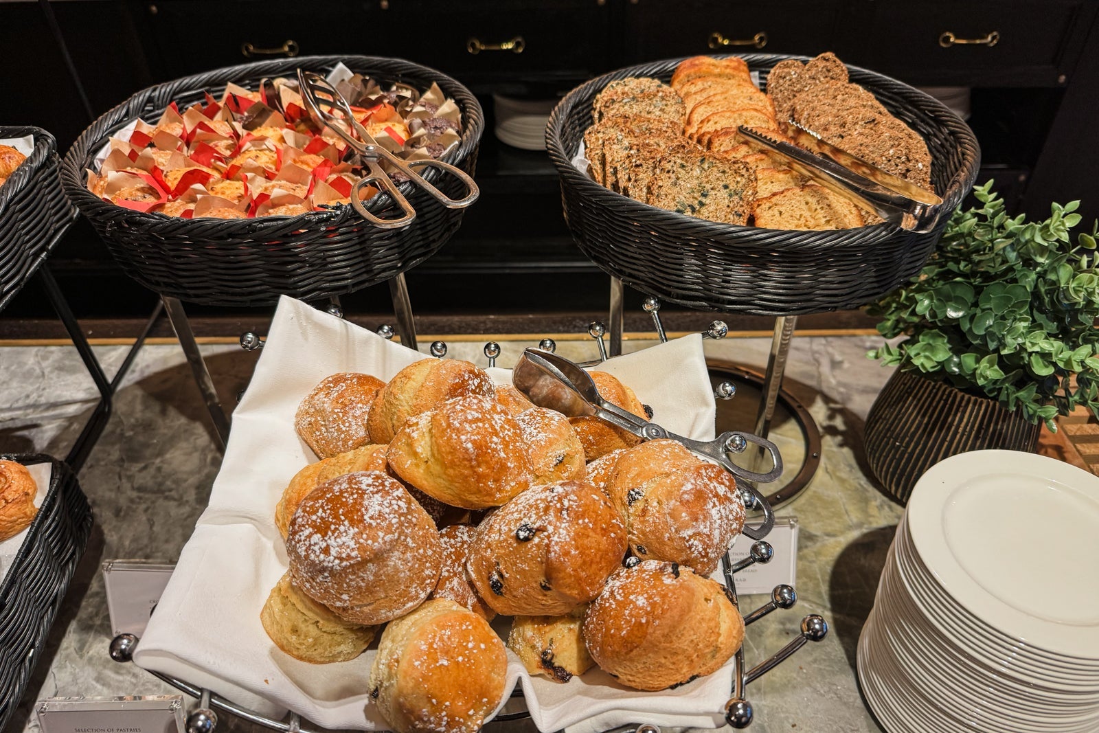 Breakfast buffet at the Conrad Dublin