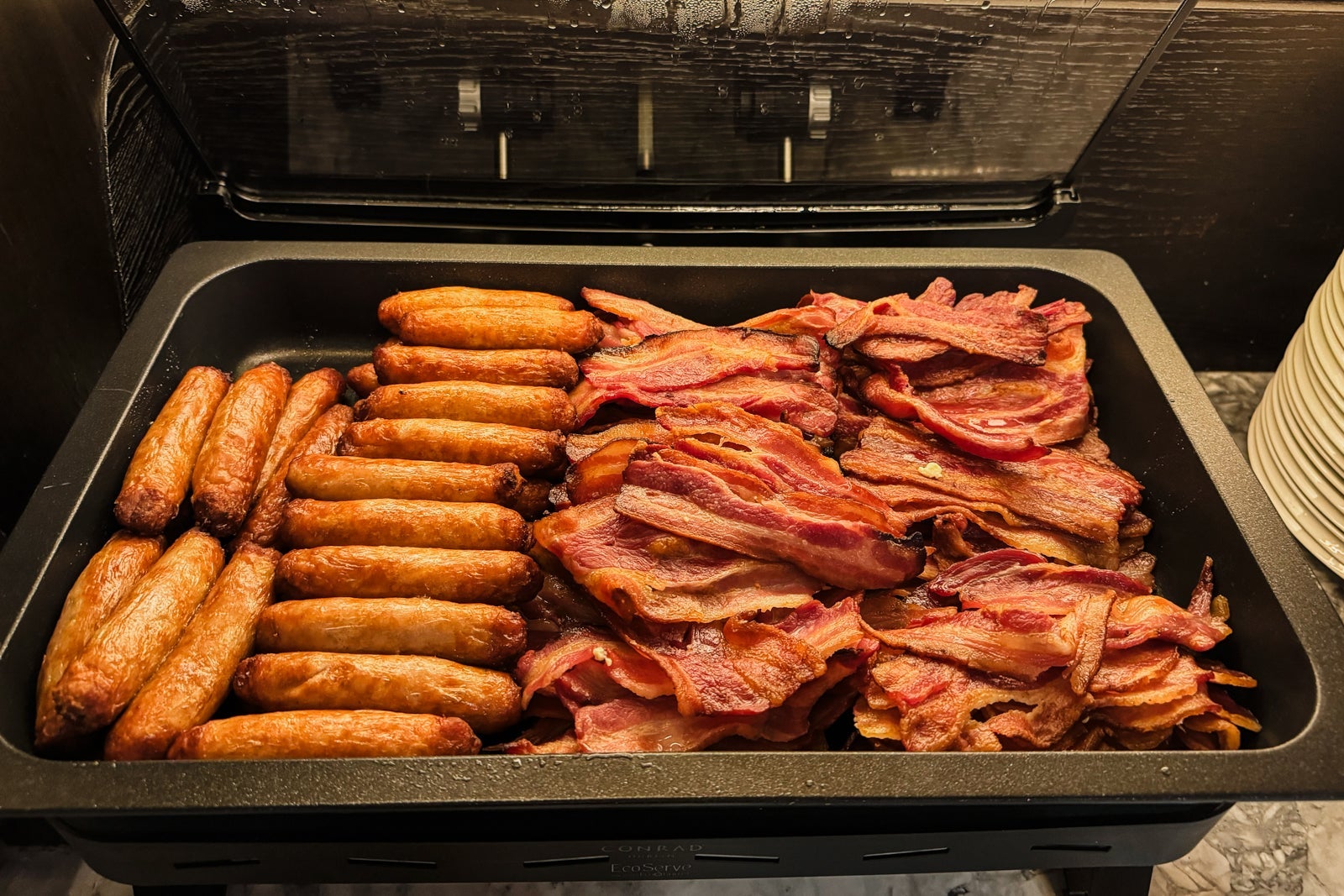 Breakfast buffet at the Conrad Dublin