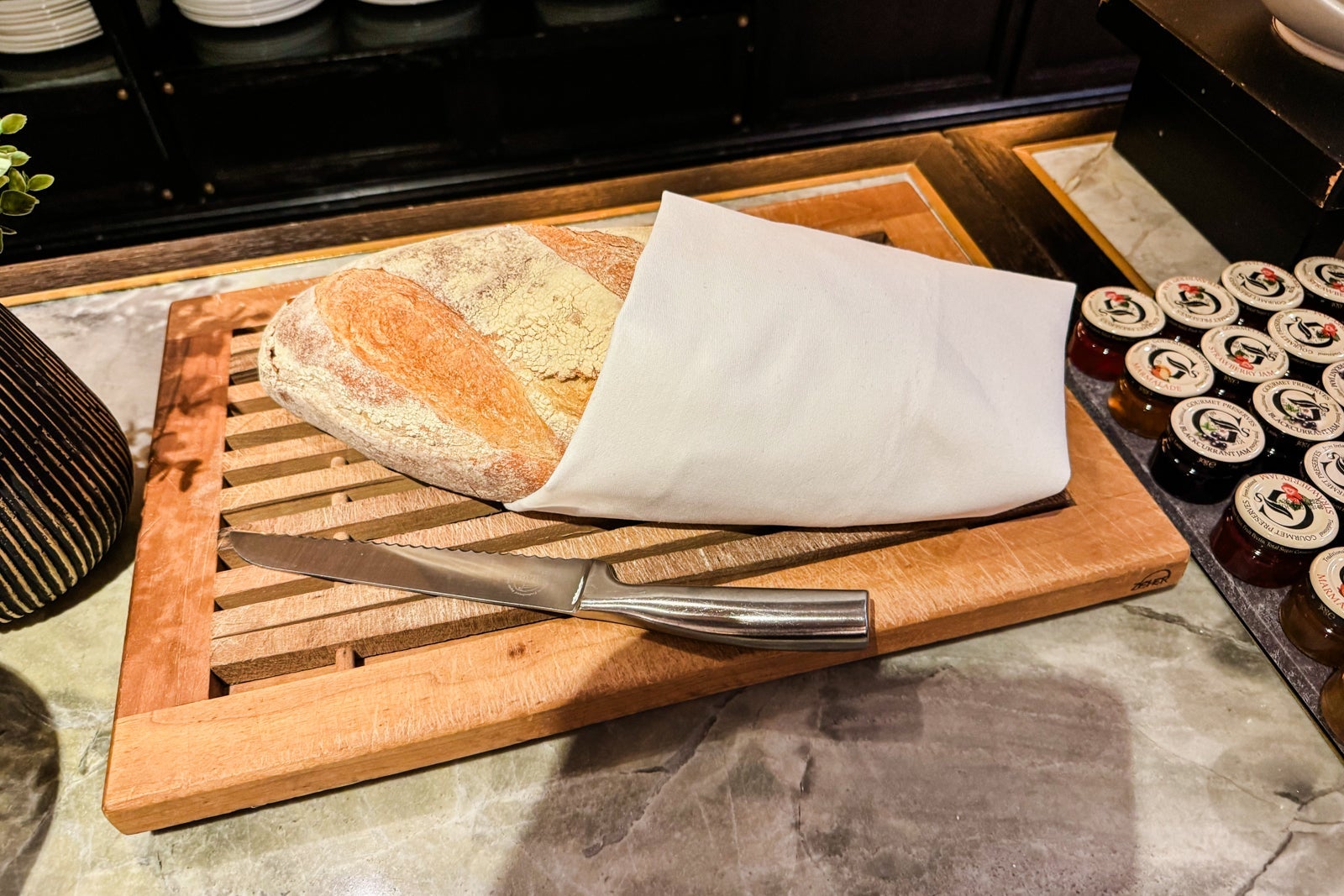 Breakfast buffet at the Conrad Dublin