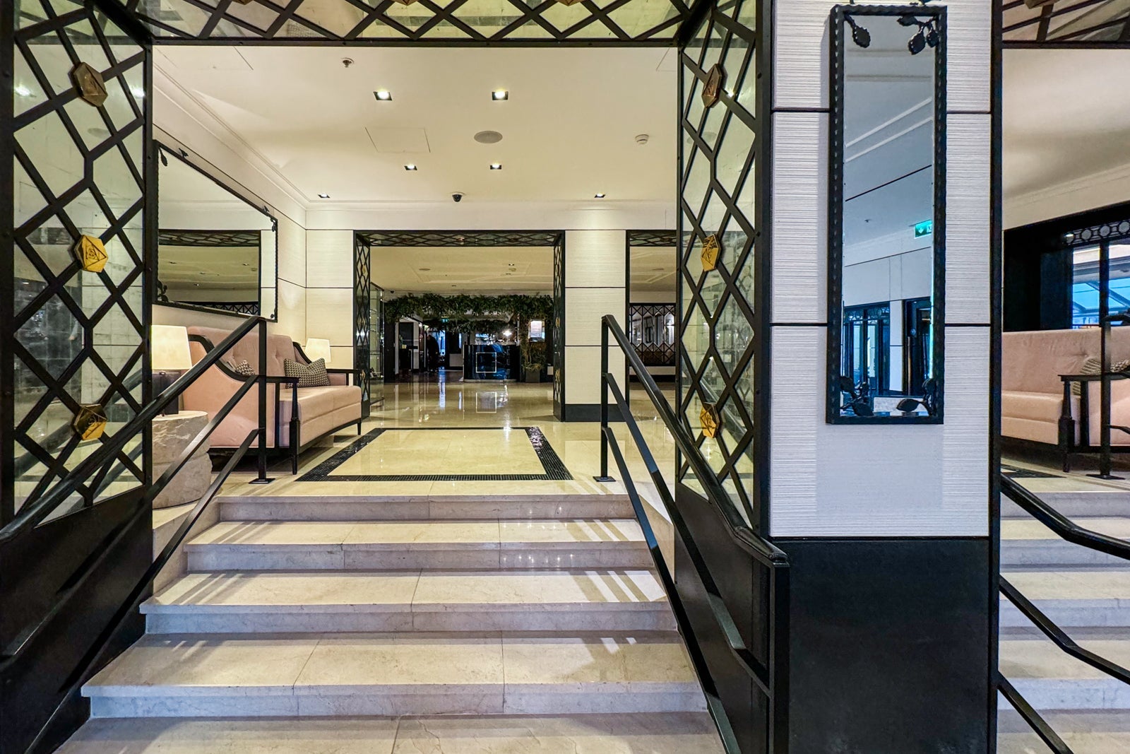 The lobby of Conrad Dublin