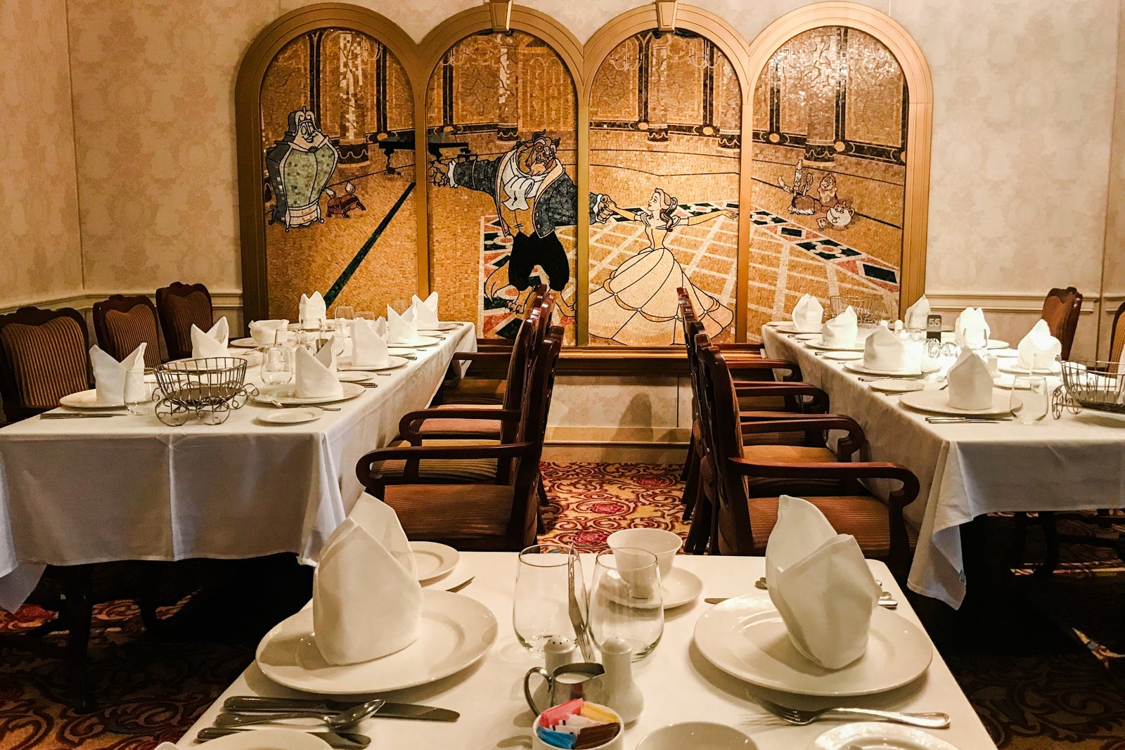Tables at Royal Court restaurant