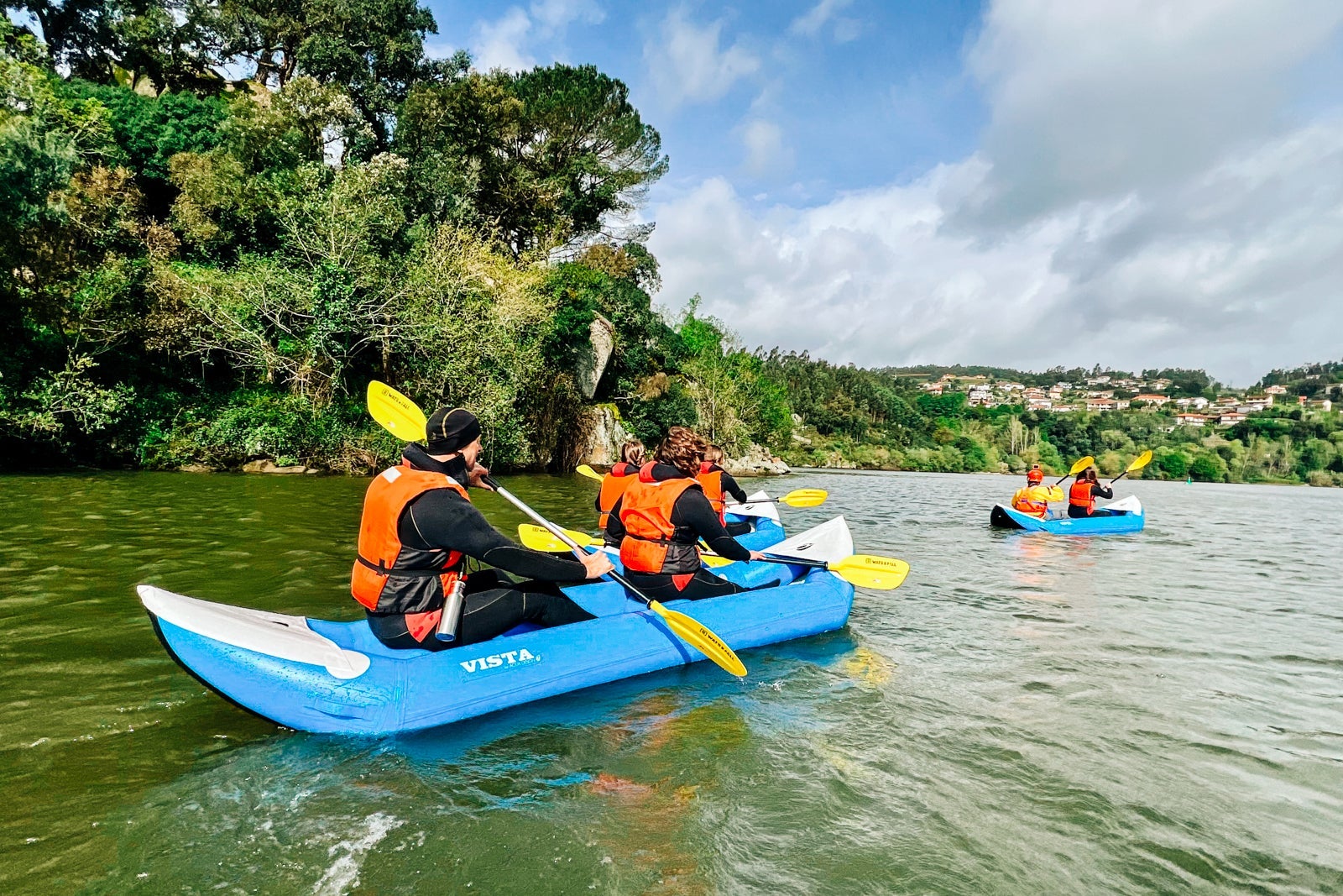 Kayaking on the Douro River