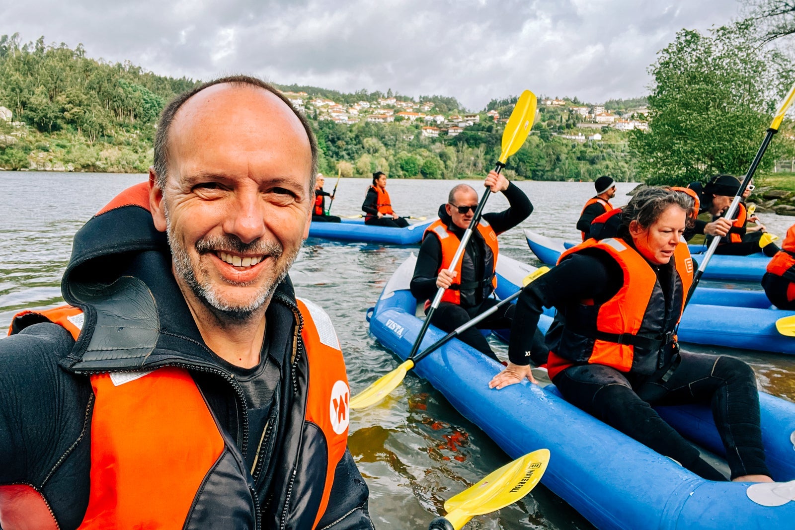 Kayaking on the Douro River