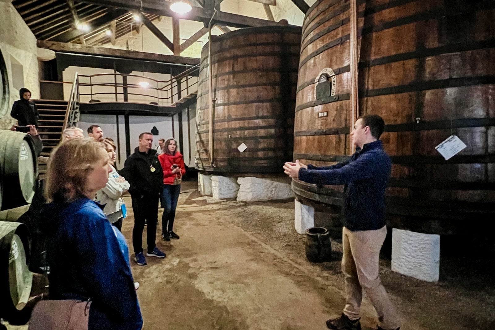 A guide explains the wine aging process