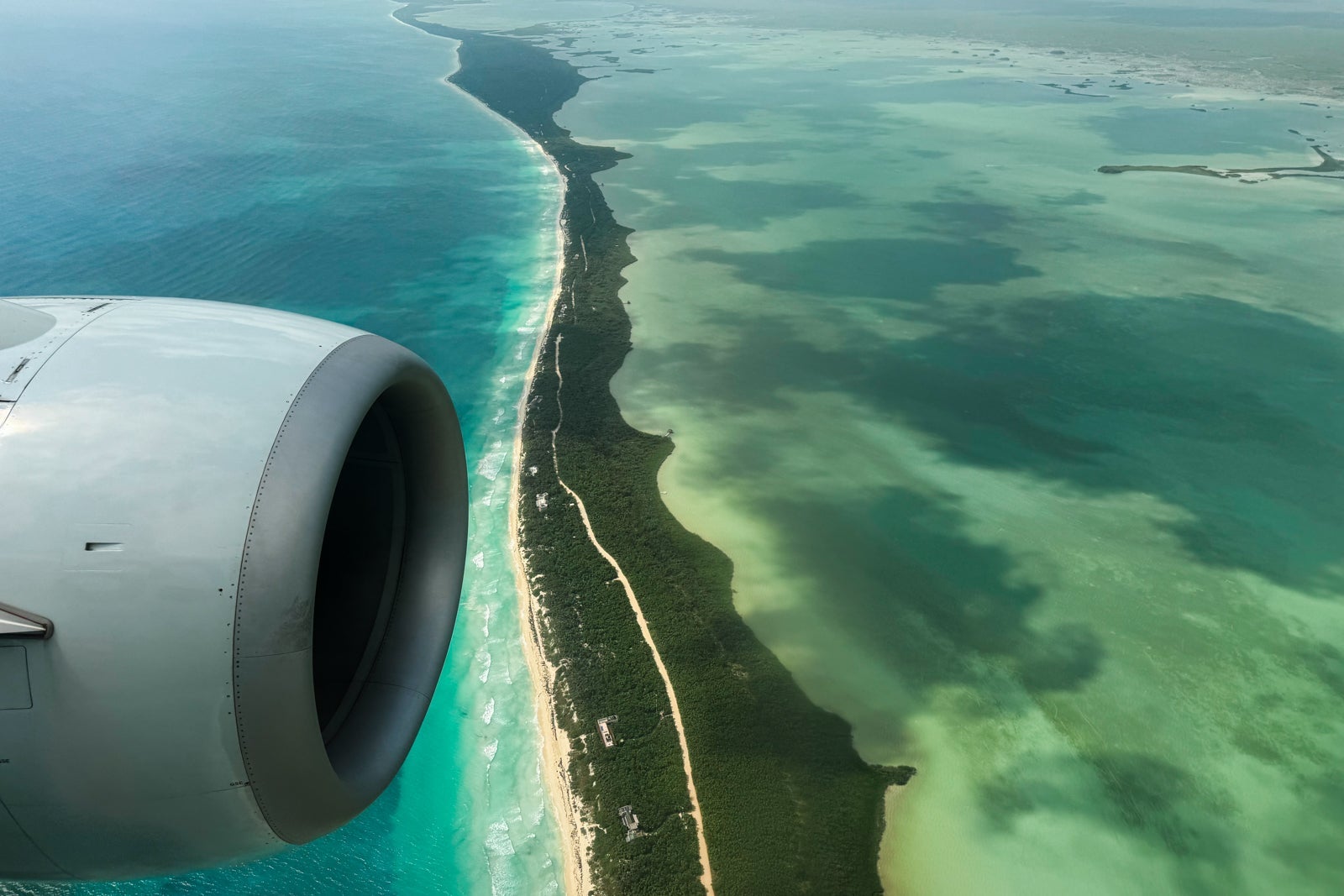 View out of aircraft