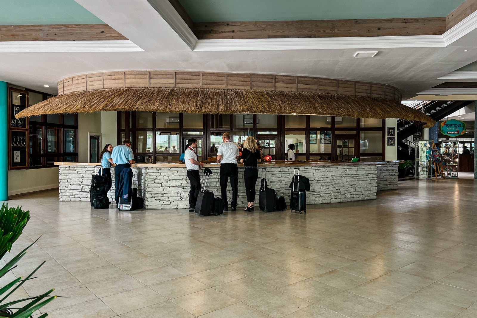Front desk Coconut Bay Beach Resort