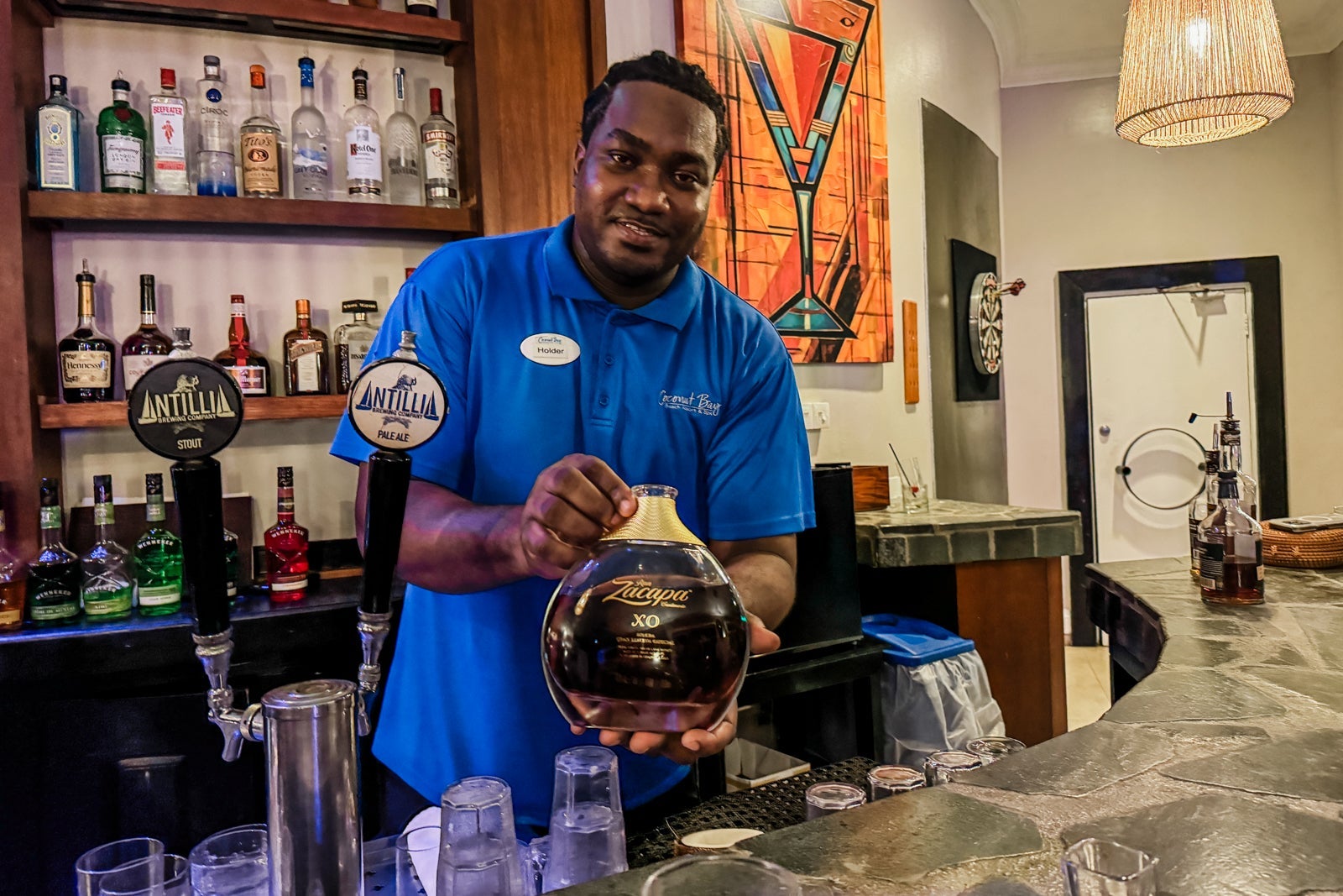 Rum tasting event at Coconut Bay Beach Resort Spa St. Lucia