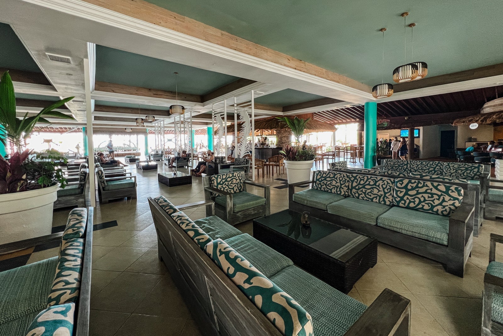 lobby of Coconut Bay Beach Resort Spa St. Lucia