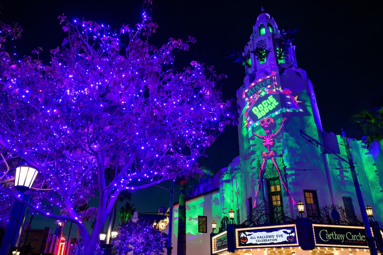 Disneyland California DCA Oogie Boogie Bash During Halloween Time