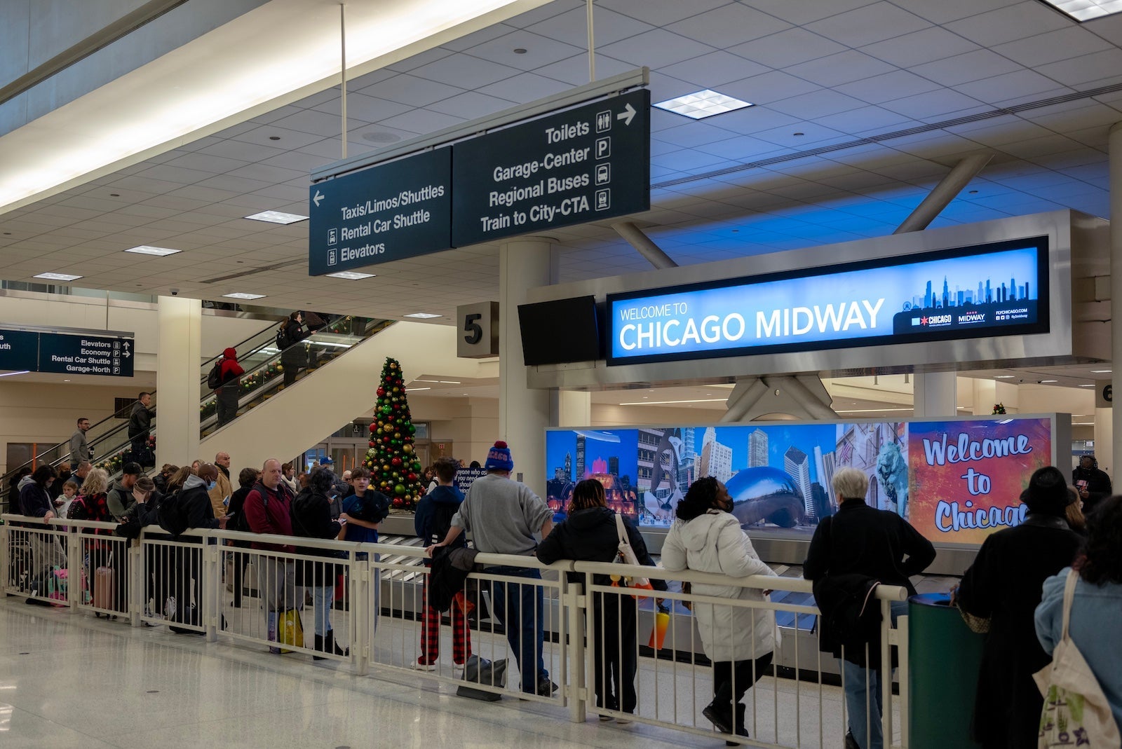 Baggage claim of Midway Airport